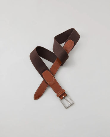 NICENESS 25AW HANSGEN / Leather Tab Webbing Belt