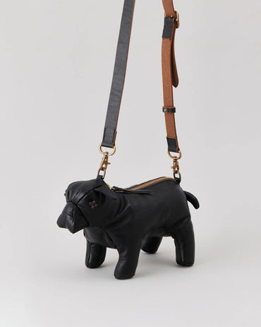 NICENESS 25AW B.CHESTY / Brown Core Lamb Leather Animal Bag