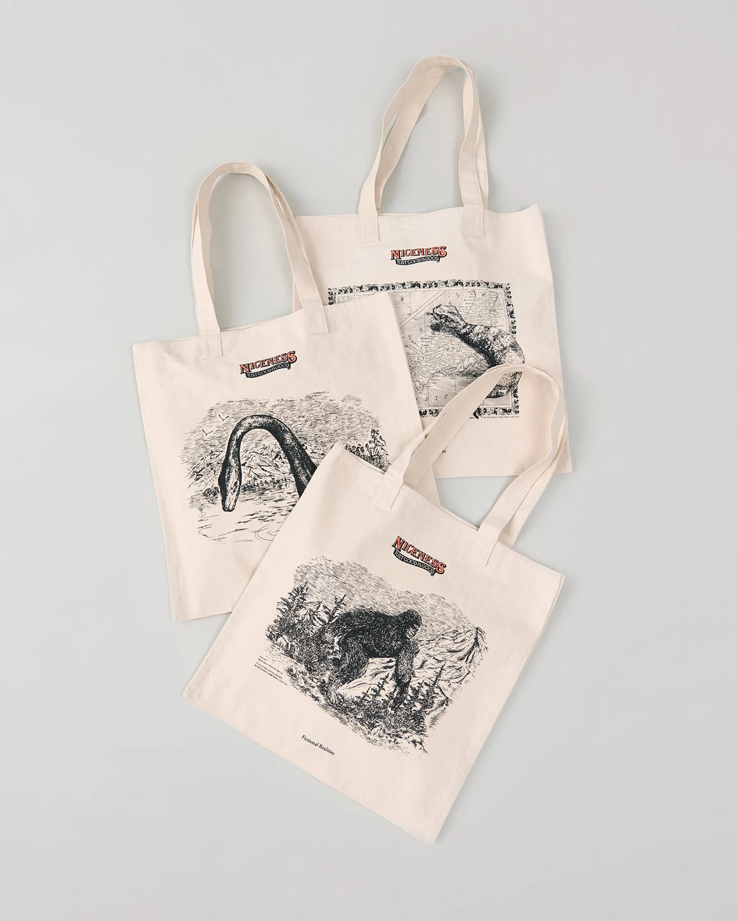NICENESS 25AW BARNETT / UMA Printed Tote Bag