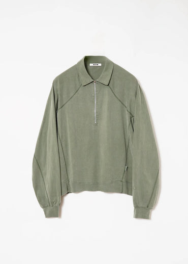 NTN 25SS N1 HALF ZIP L/S POLO