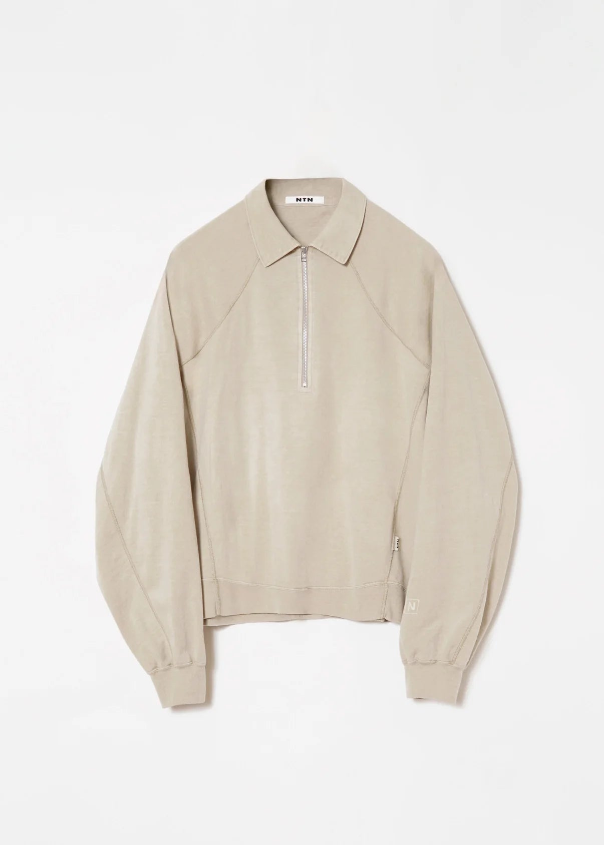 NTN 25SS N1 HALF ZIP L/S POLO