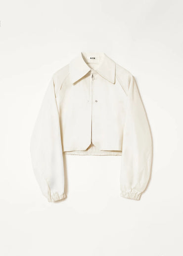NTN 25SS CROPPED ZIP UP BLOUSON