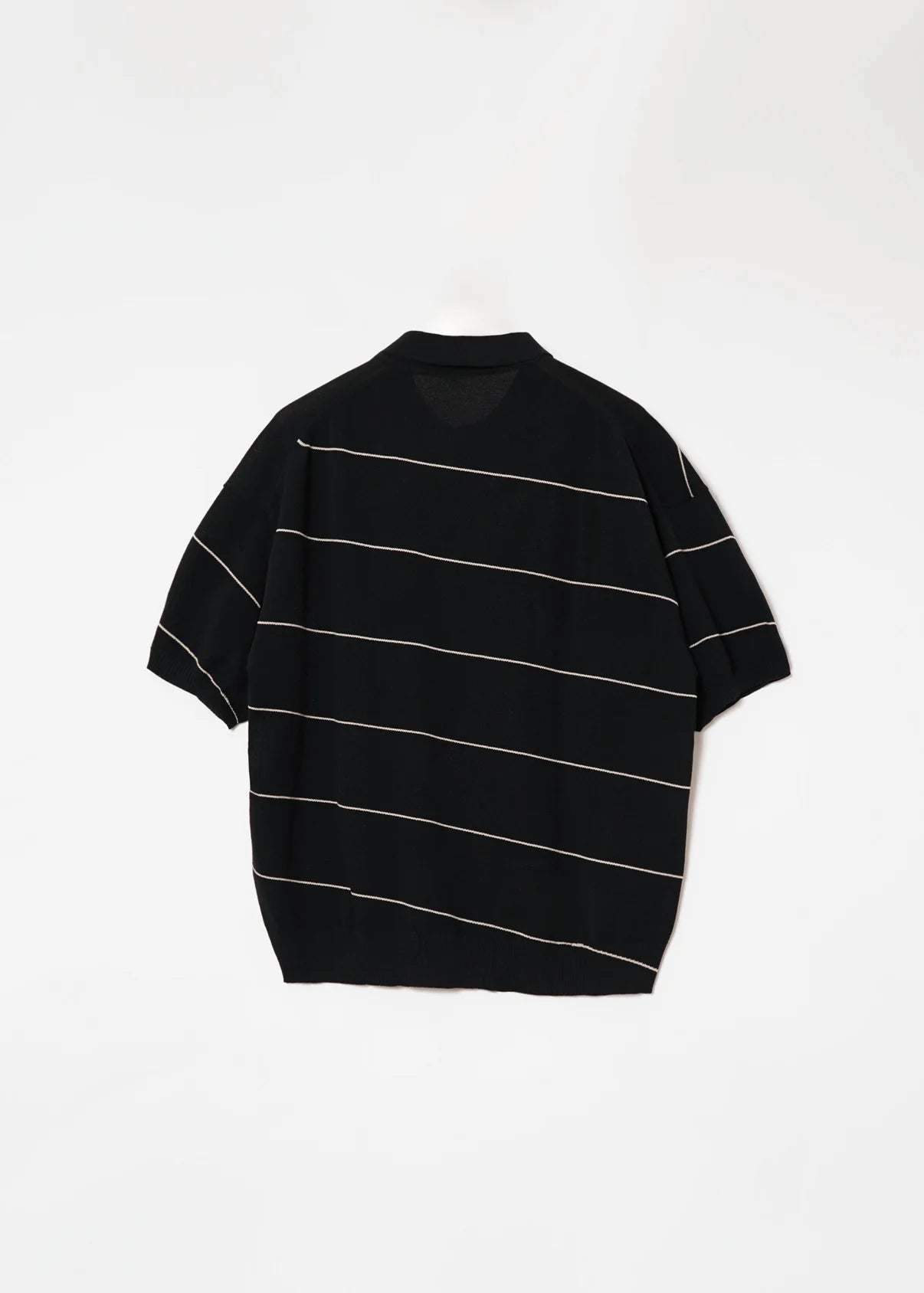 NTN 25SS ANGLE BORDER KNIT POLO