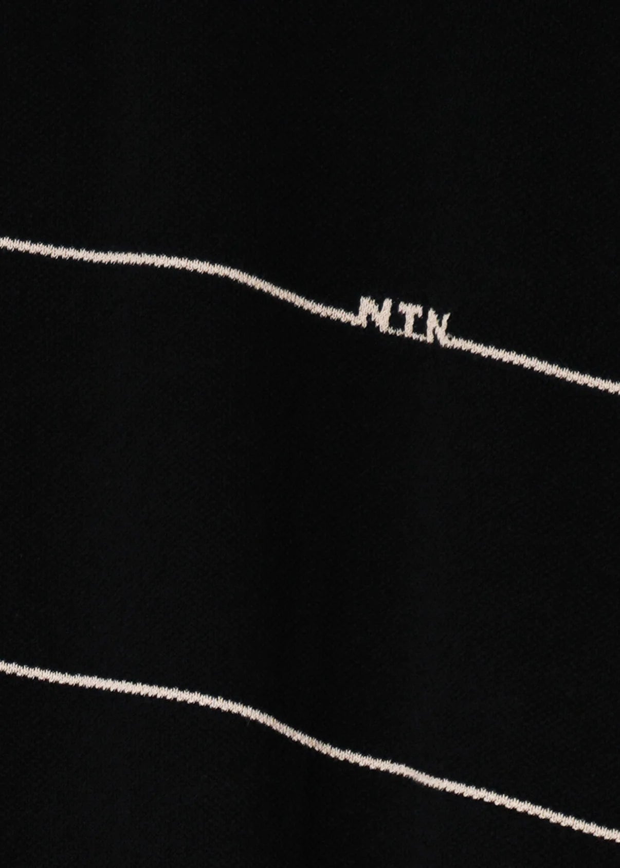 NTN 25SS ANGLE BORDER KNIT POLO