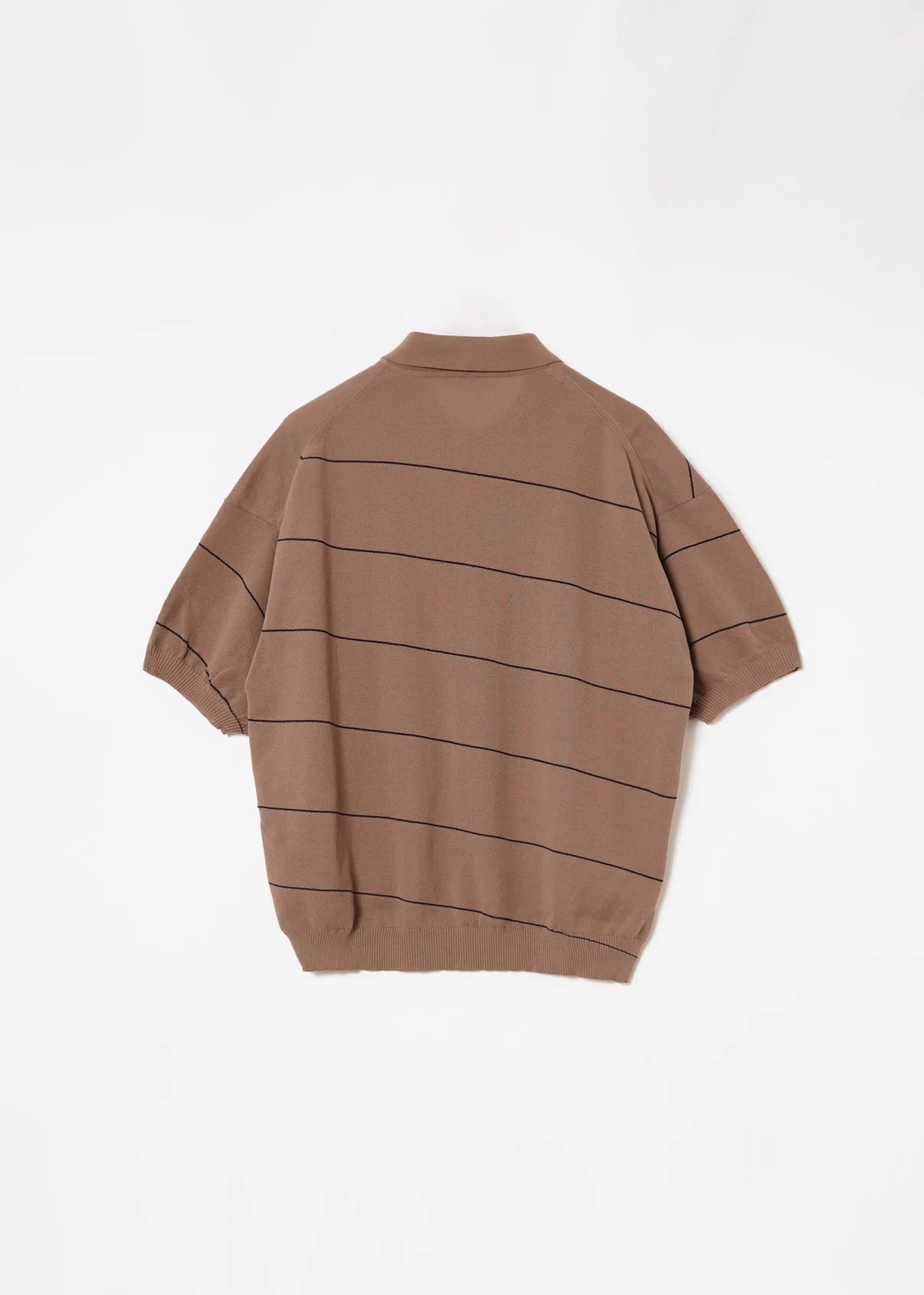 NTN 25SS ANGLE BORDER KNIT POLO