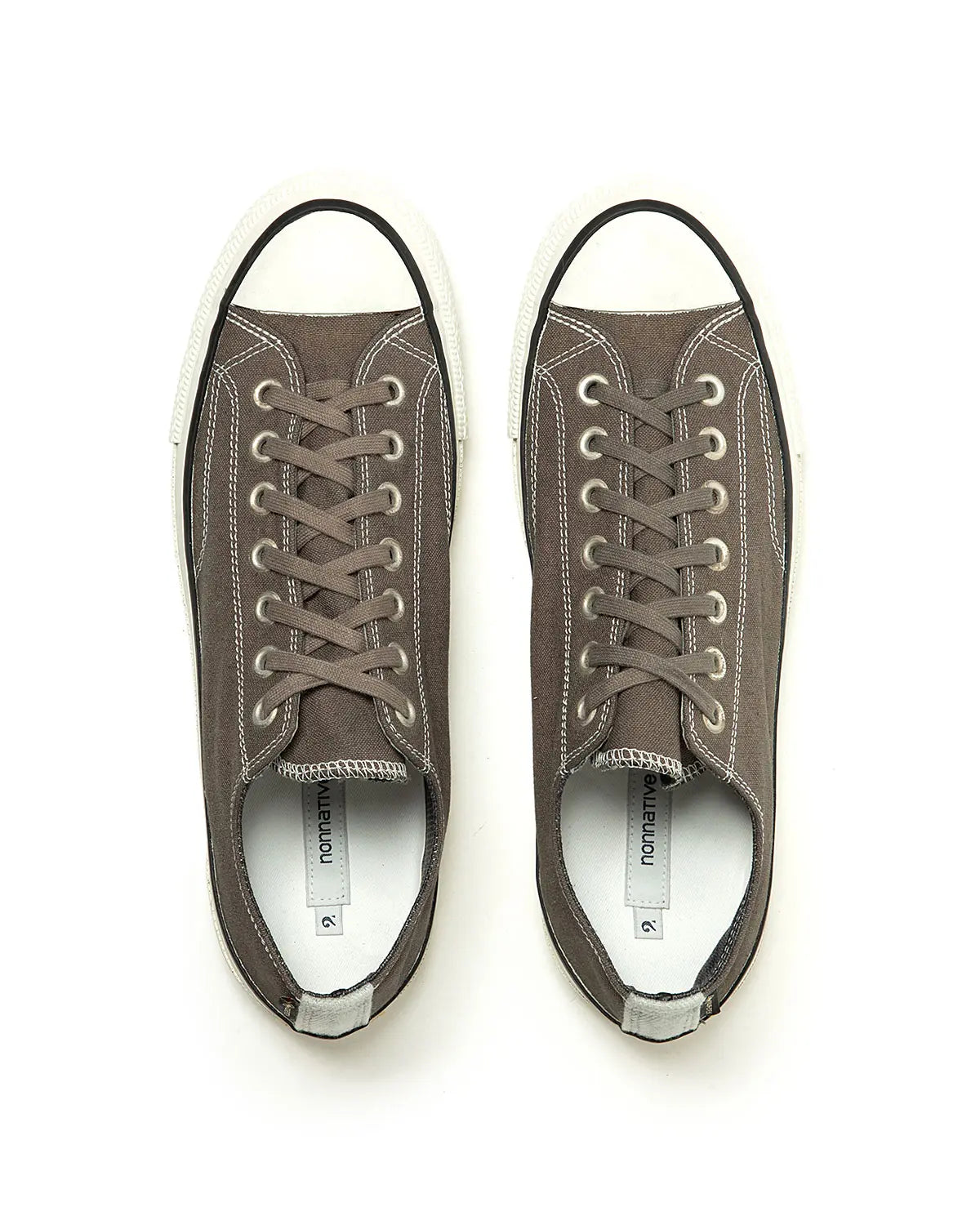 nonnative 25SS DWELLER TRAINER LOW COTTON CANVAS OVER DYE WITH GORE-TEX by SPINGLE