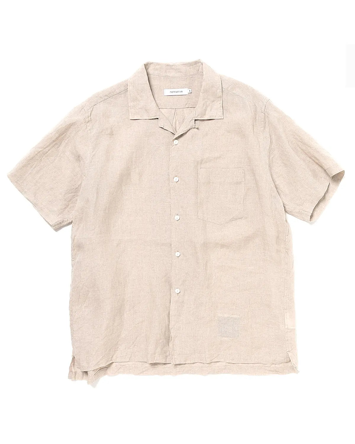nonnative 25SS VOYAGER S/S SHIRT LINEN OXFORD
