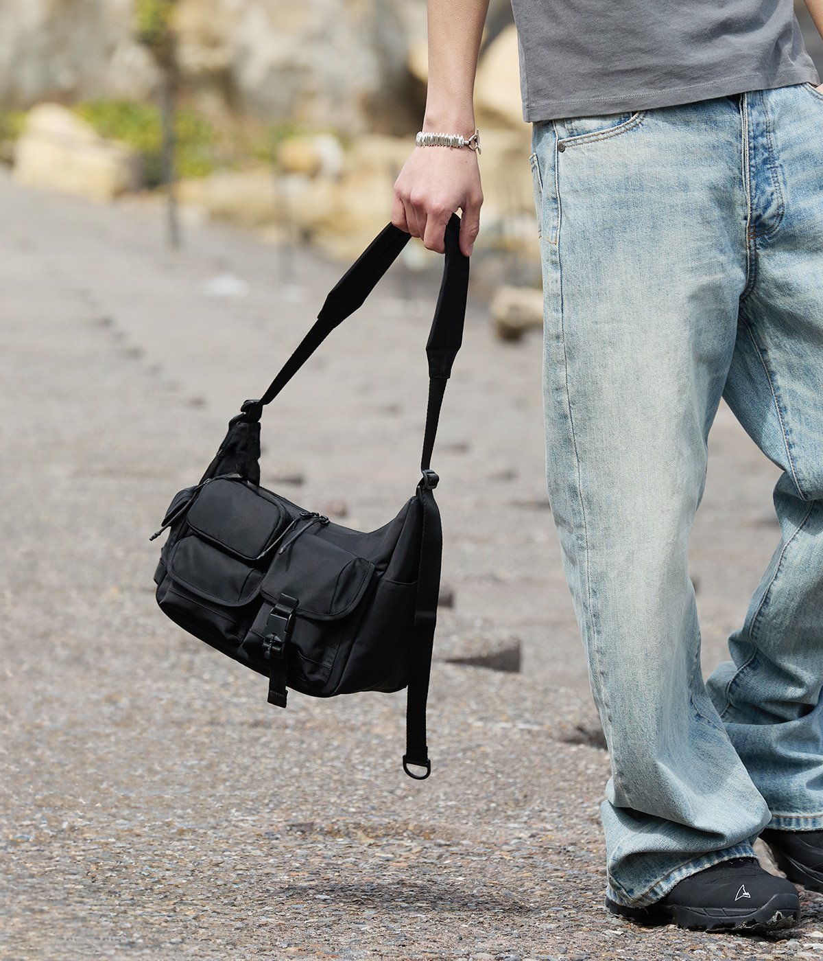 BAICYCLON by bagjack x ONLY ARK / DELUXE MULTI POCKETS SHOULDER BAG