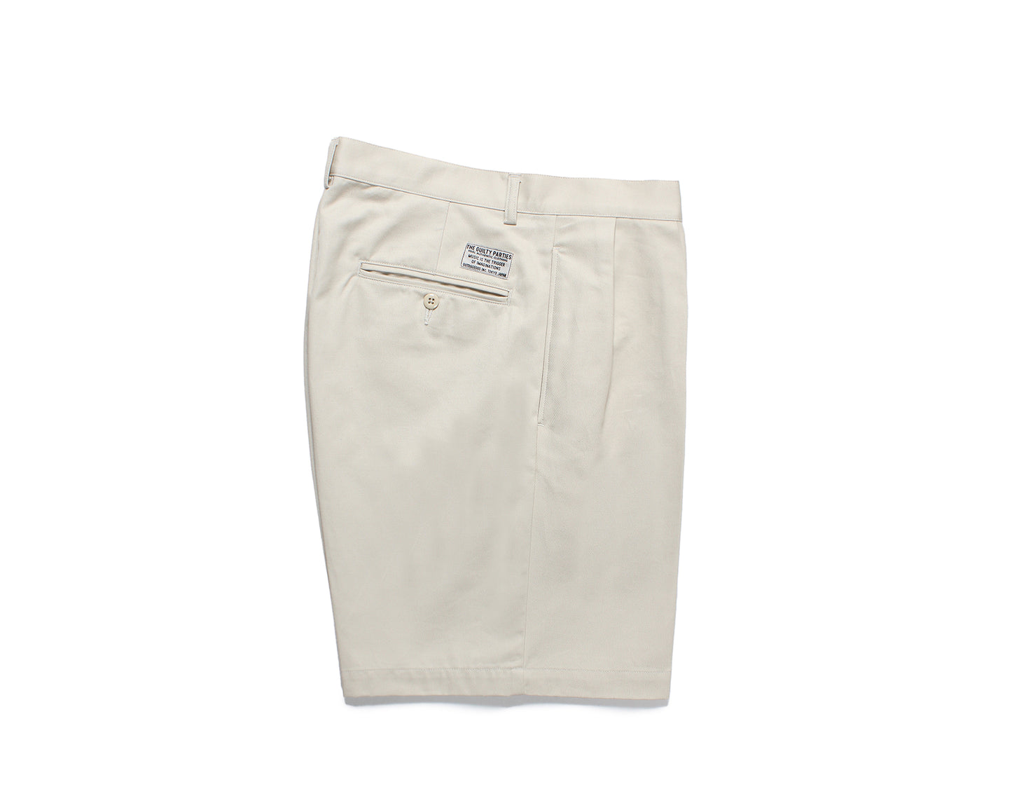 WACKO MARIA 25SS DOUBLE PLEATED CHINO SHORT TROUSERS
