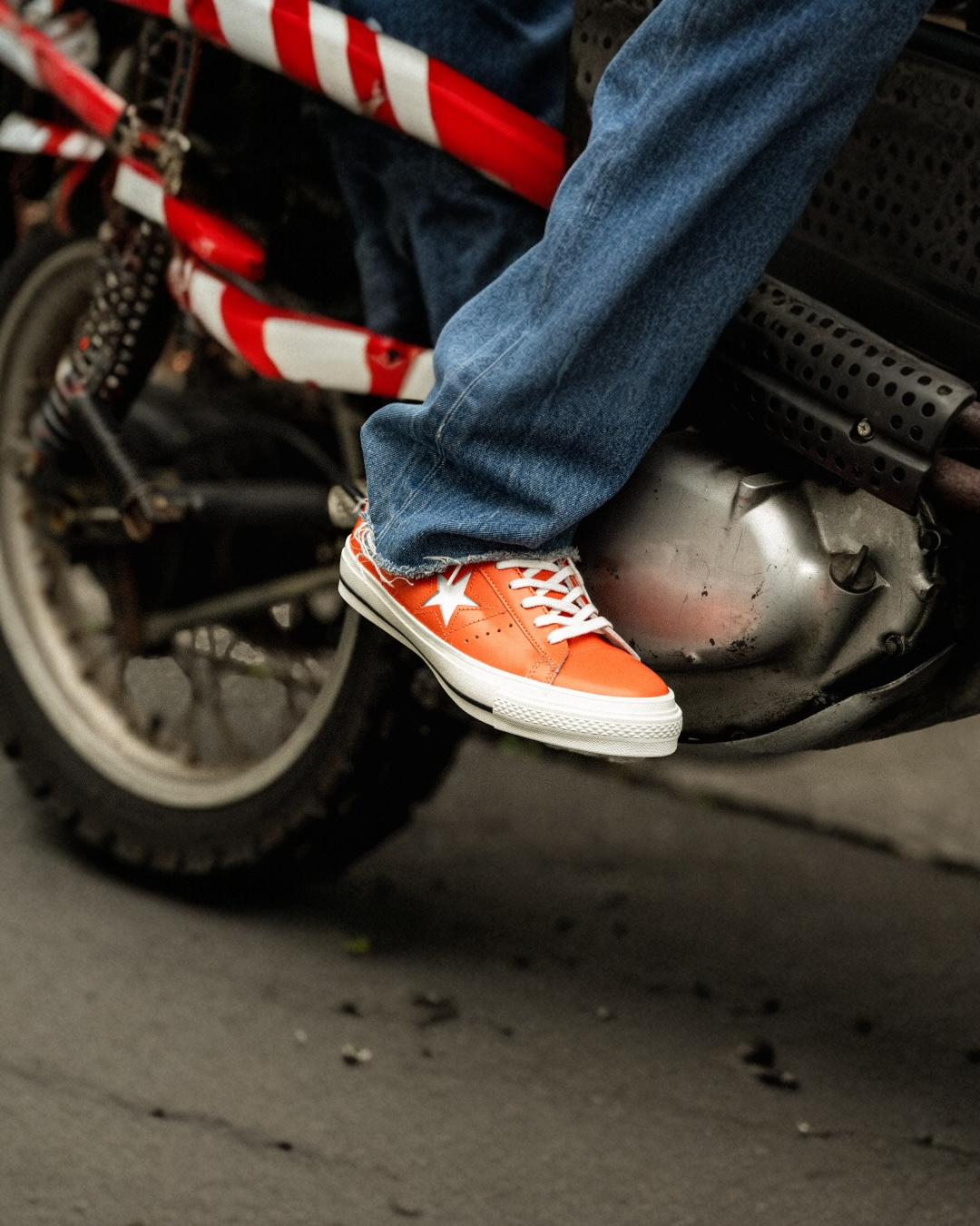 【本物保証 /関税・送料無料】Converse One Star J VTG Orange CONVERSE / ONE STAR J – Vintage Concept Store