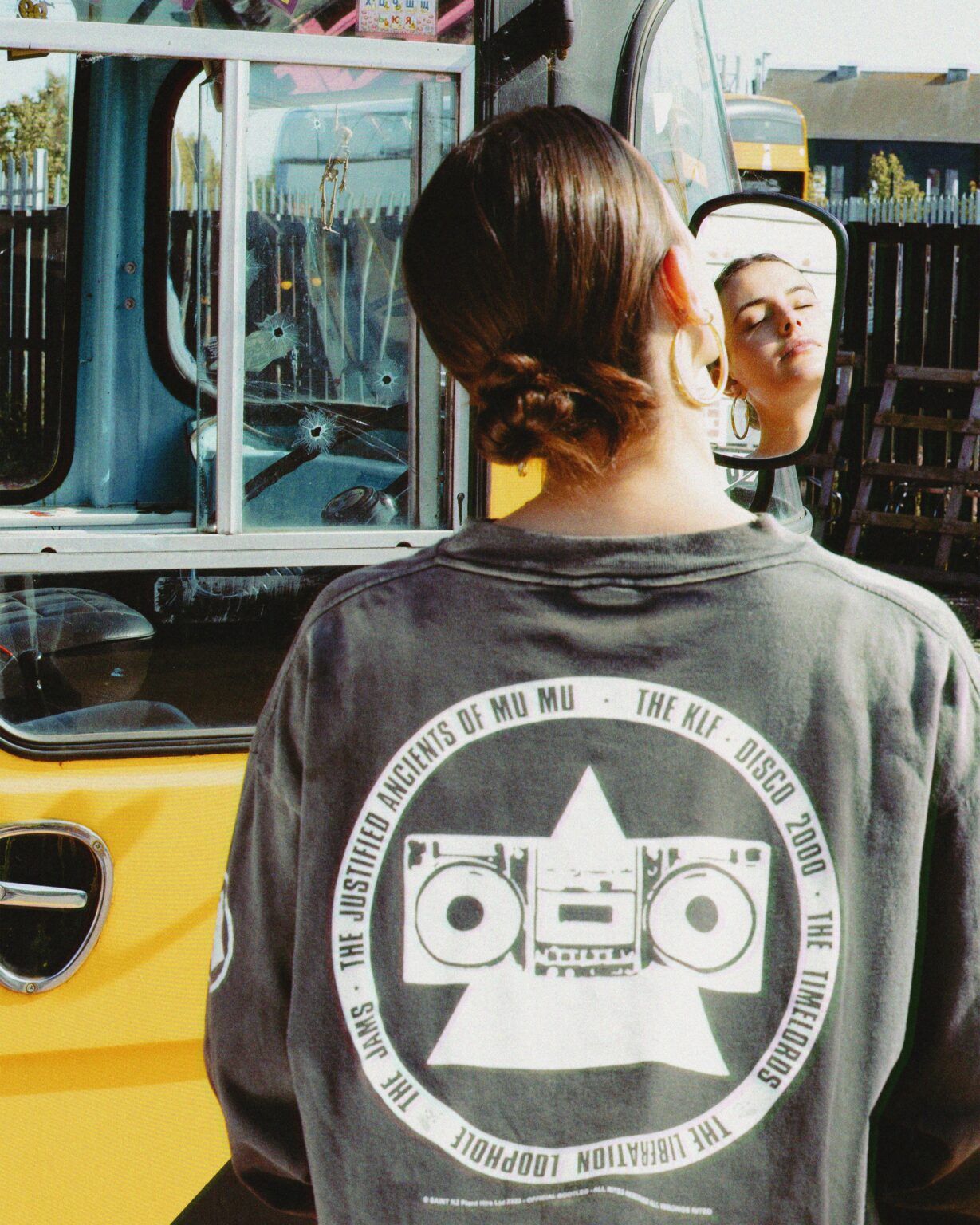 SAINT Mxxxxxx x THE KLF / KLF_LS TEE_WHITE KLF