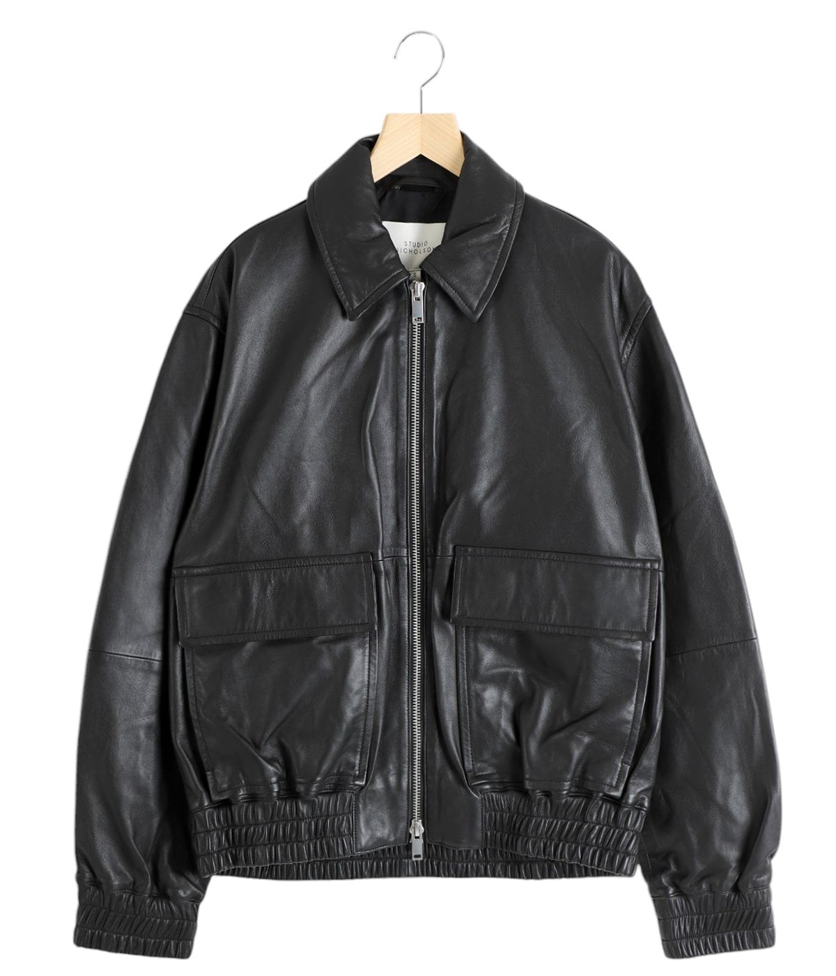 STUDIO NICHOLSON / LEATHER BOMBER JACKET - PISTON -