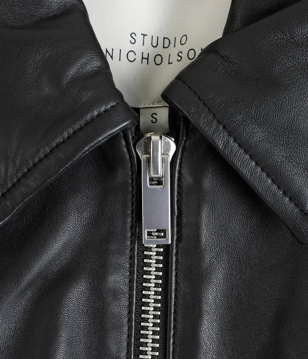 STUDIO NICHOLSON / LEATHER BOMBER JACKET - PISTON -
