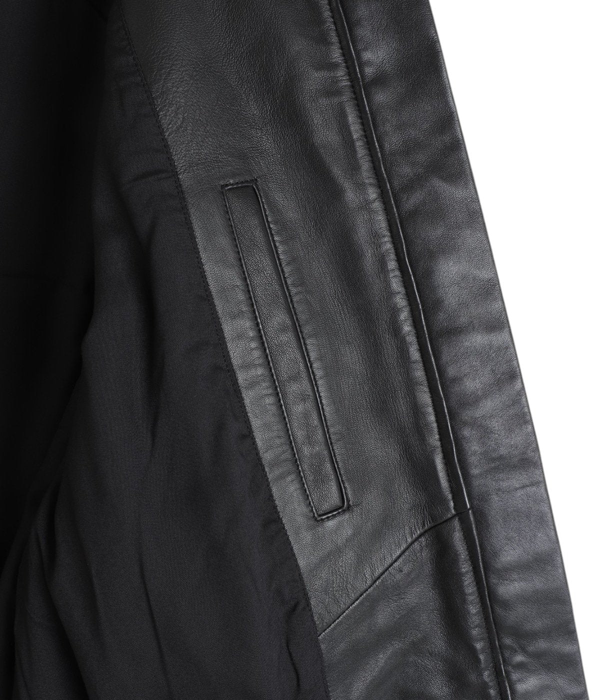 STUDIO NICHOLSON / LEATHER BOMBER JACKET - PISTON -
