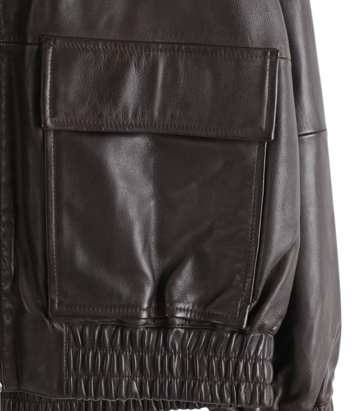 STUDIO NICHOLSON / LEATHER BOMBER JACKET - PISTON -
