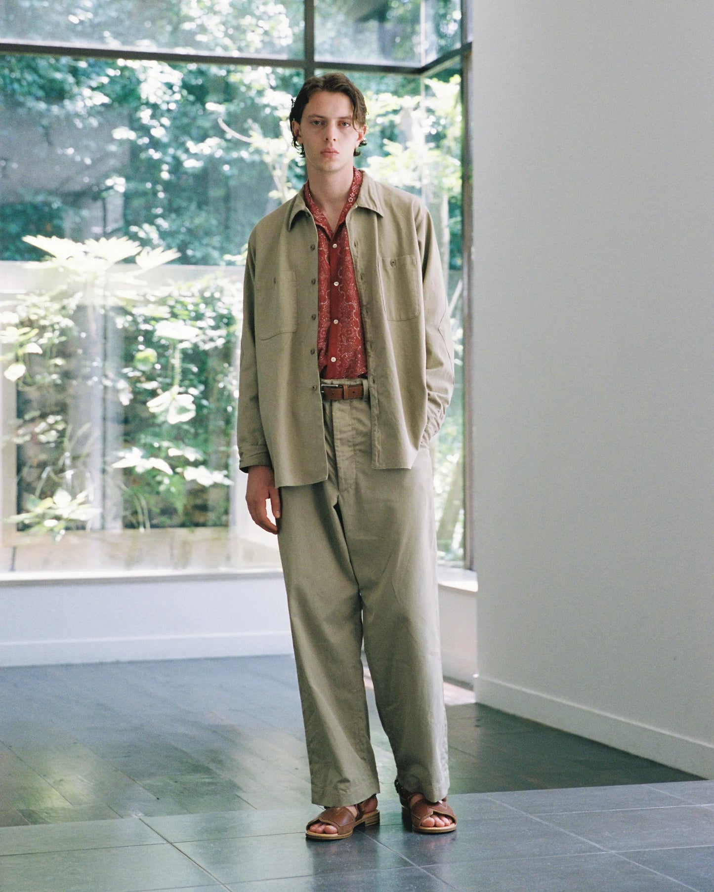NICENESS 25SS SHELLEY / Chino Officer Shirts