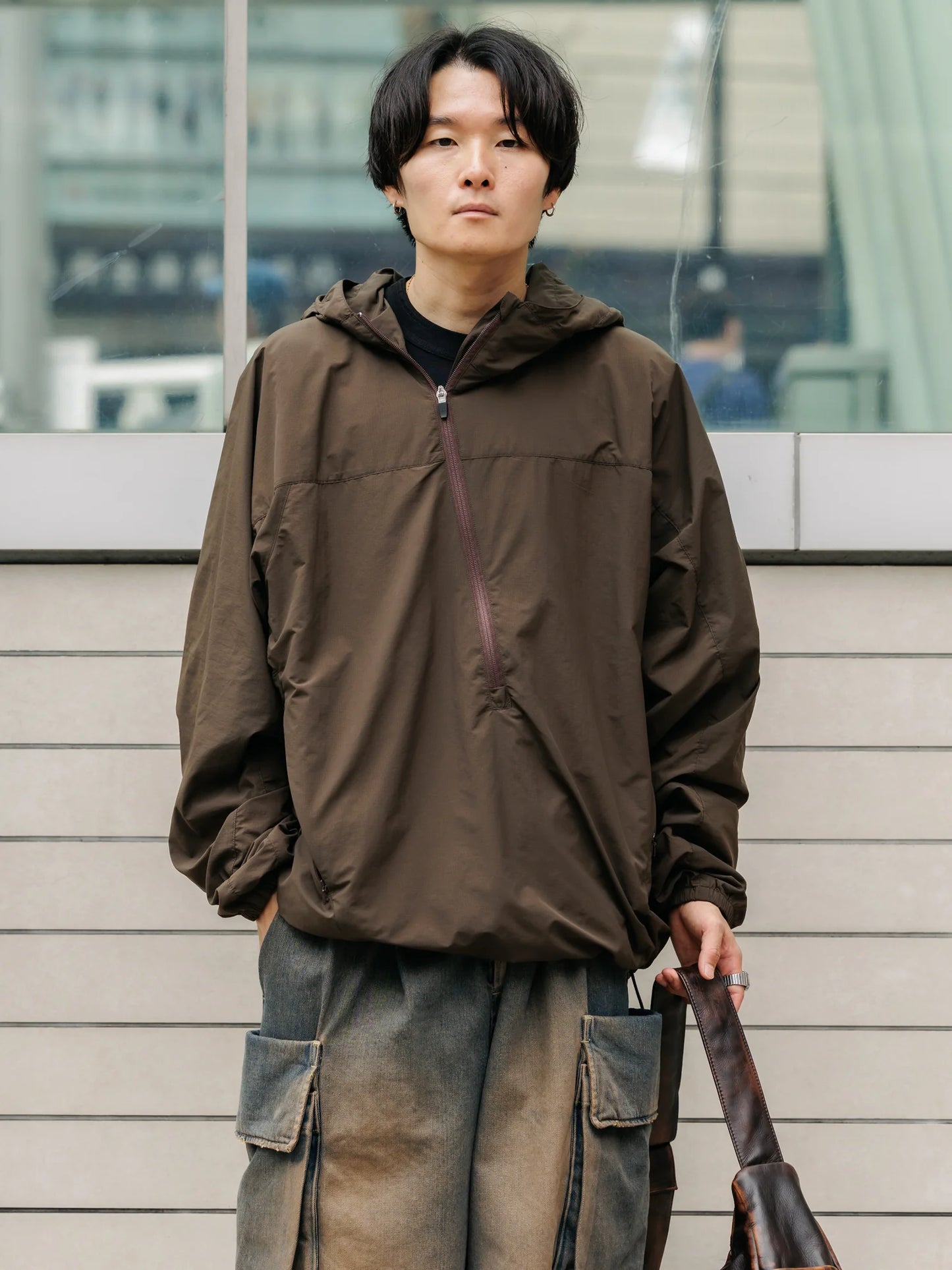 SandWaterr 25AW ORGANIZED HOODED PULLOVER / RIPSTOP NYLON