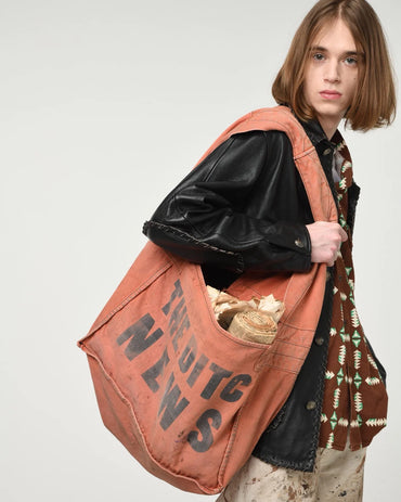 BOWWOW 25AW THE DITC NEWSPAPER BAG AGED