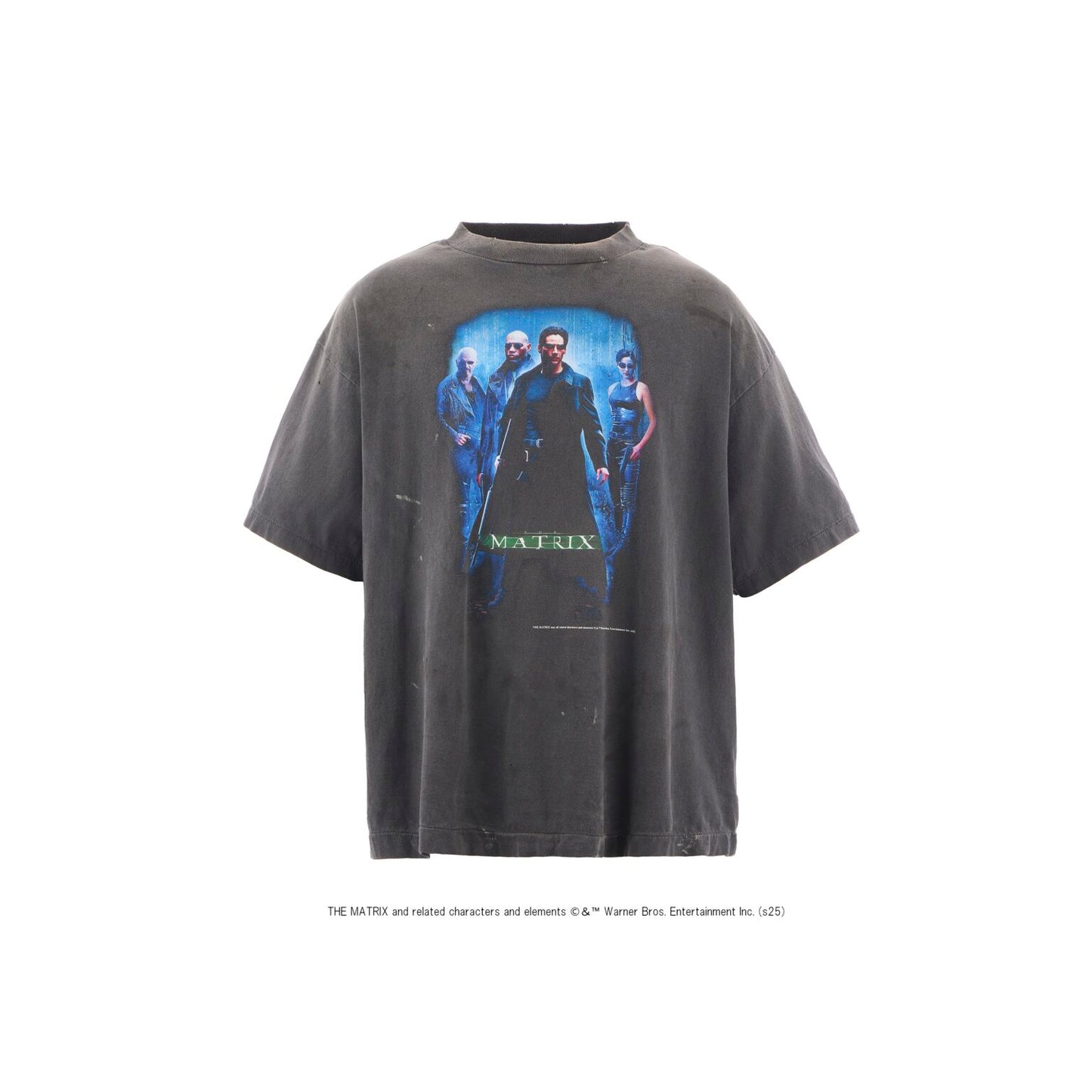 SAINT Mxxxxxx x THE MATRIX / MTRX_SS TEE_THE MATRIX GREEN LOGO