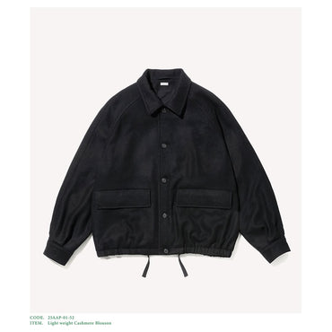 A.PRESSE 25AW Light weight Cashmere Blouson