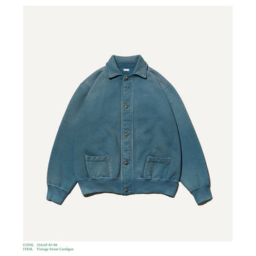 A.PRESSE 25AW Vintage Sweat Cardigan