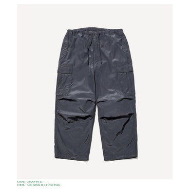 A.PRESSE 25AW Silk Taffeta M-51 Over Pants