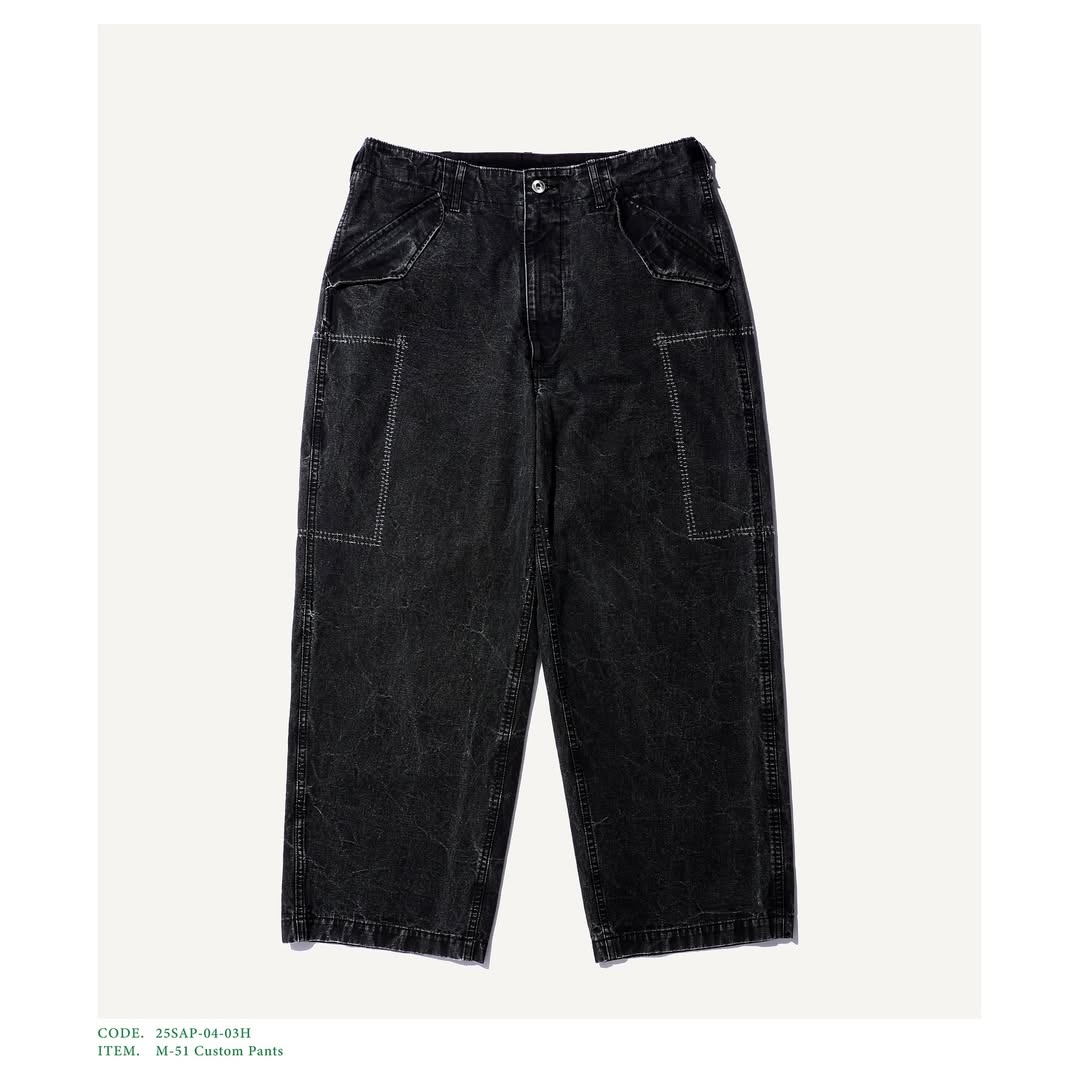 A.PRESSE 25SS M-51 Custom Pants