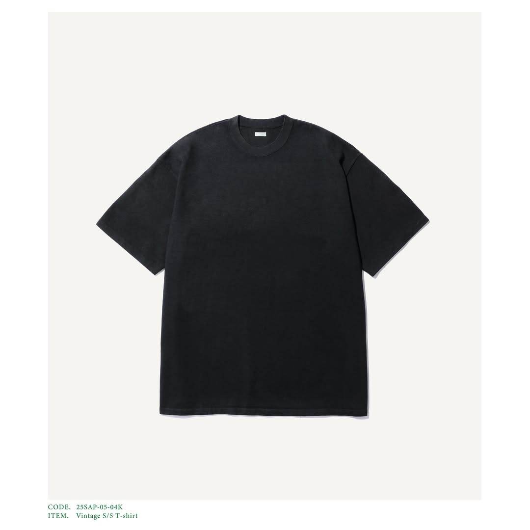 A.PRESSE 25SS Vintage S/S T-shirt