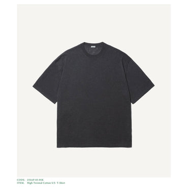 A.PRESSE 25SS High Twisted Cotton S/S T-Shirt