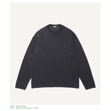 A.PRESSE 25SS High Twisted Cotton L/S T-Shirt