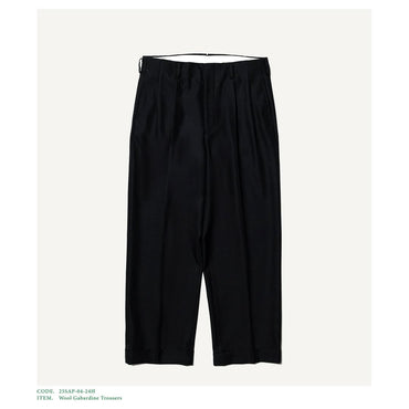 A.PRESSE 25SS Wool Gabardine Trousers