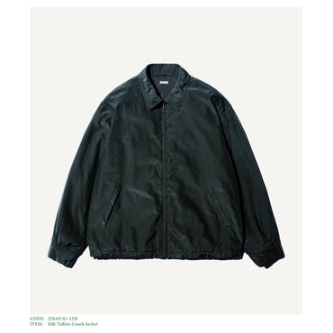 A.PRESSE 25SS Silk Taffeta Coach Jacket