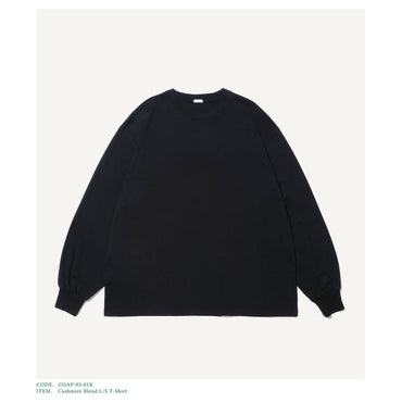 A.PRESSE 25SS Cashmere Blend L/S T-Shirt