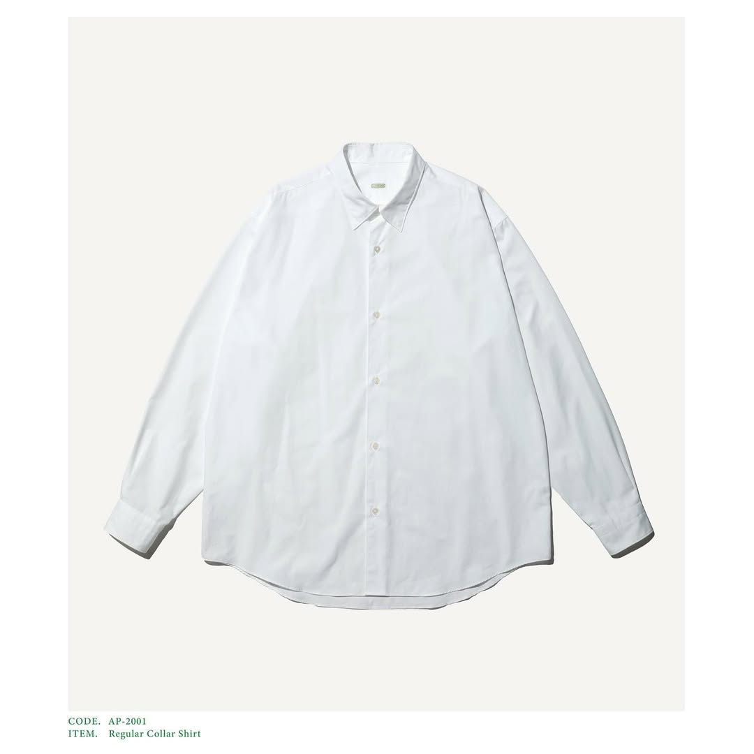 A.PRESSE 25SS Regular Collar Shirt