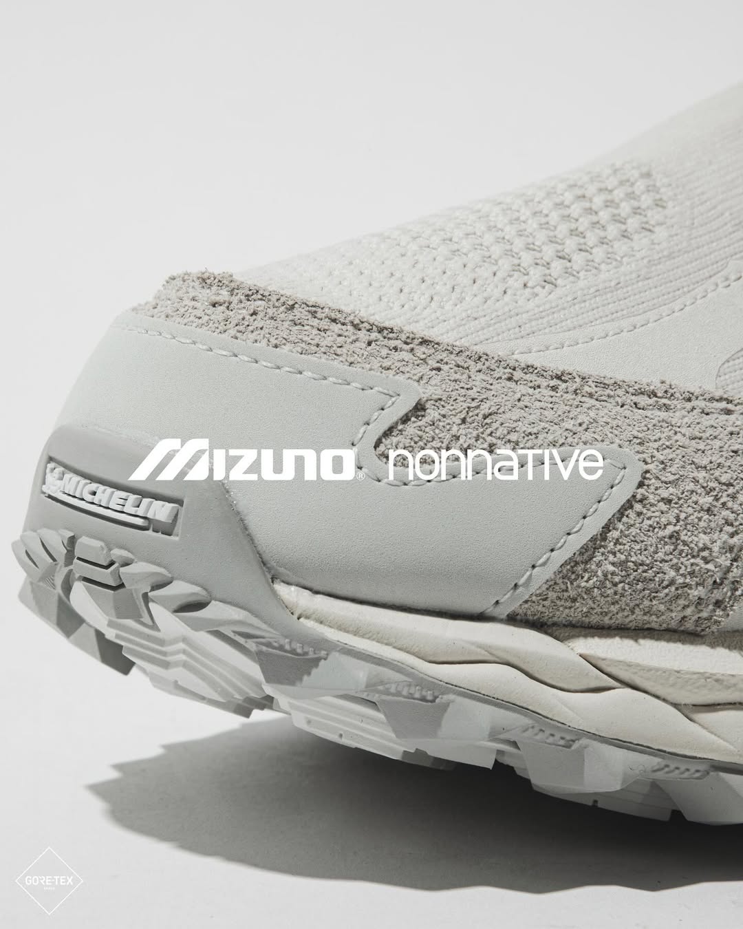 nonnative × Mizuno / WAVE MUJIN TL MID GTX “OFF WHITE”