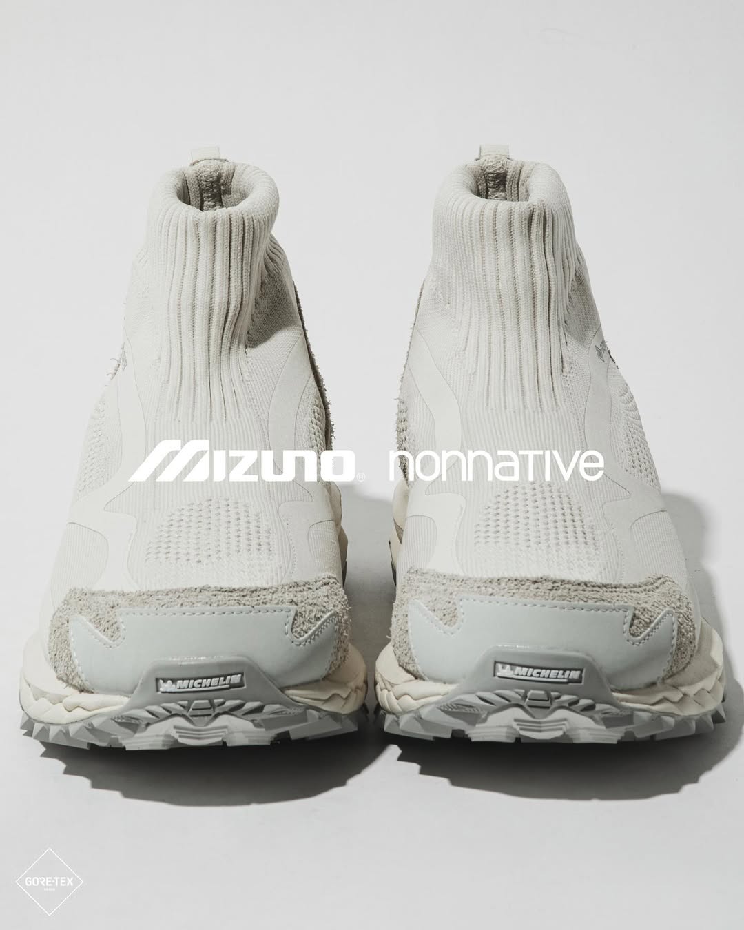 nonnative × Mizuno / WAVE MUJIN TL MID GTX “OFF WHITE”
