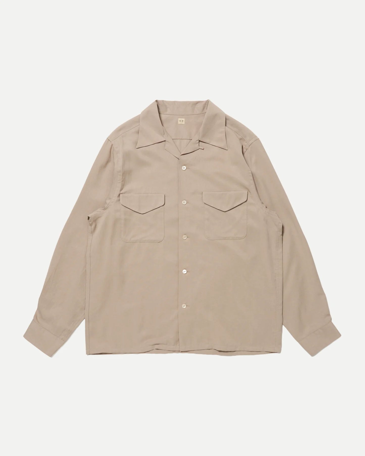 T.T 25AW OPEN COLLAR SHIRT