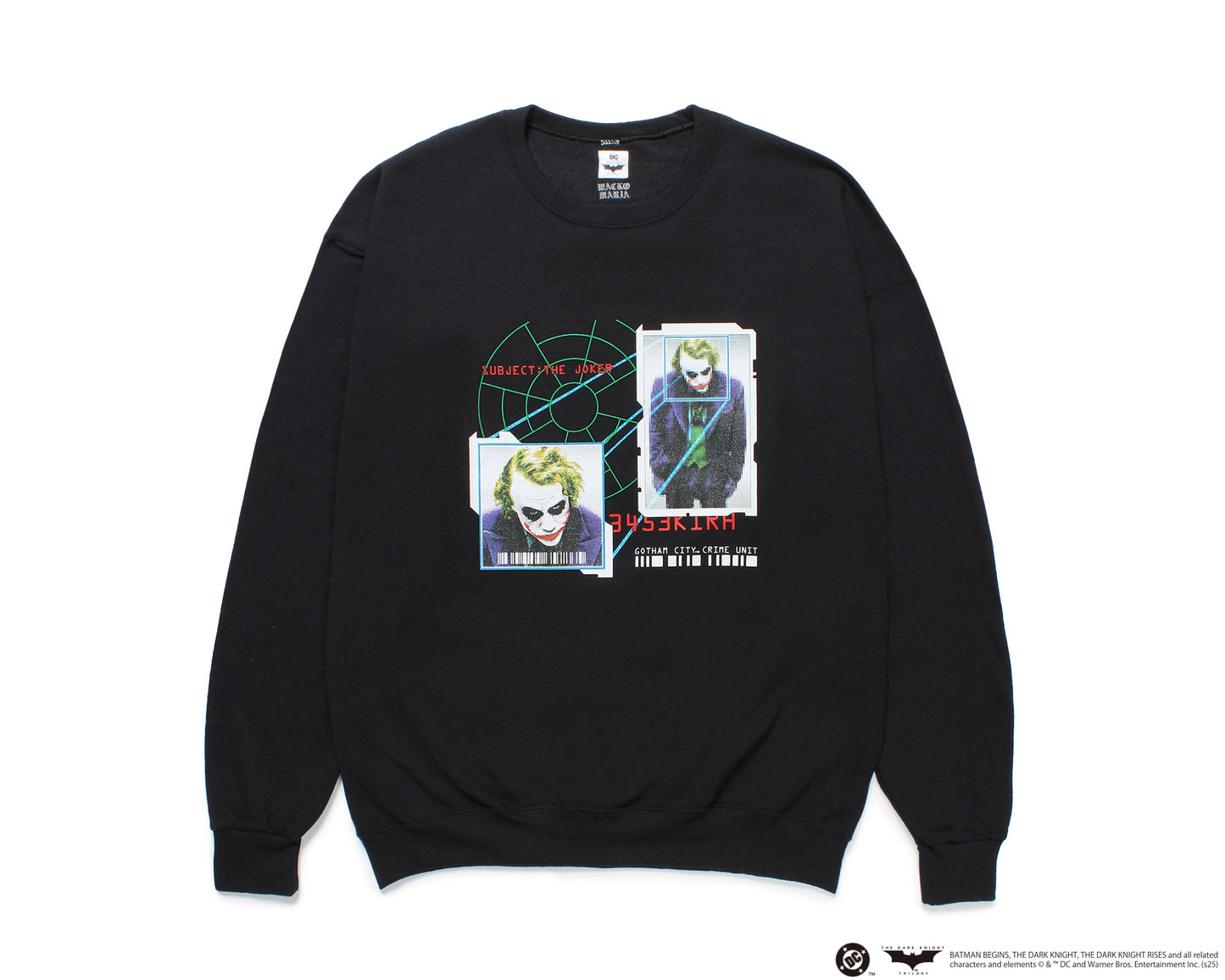 WACKO MARIA x THE DARK KNIGHT TRILOGY /SWEAT SHIRT