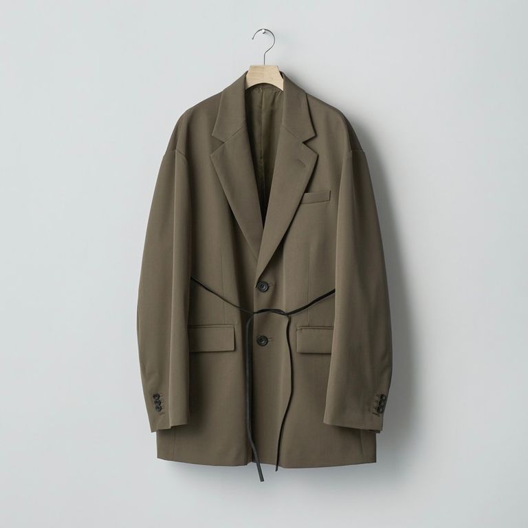 ssstein 25AW Oversized Single Breasted Long Jacket