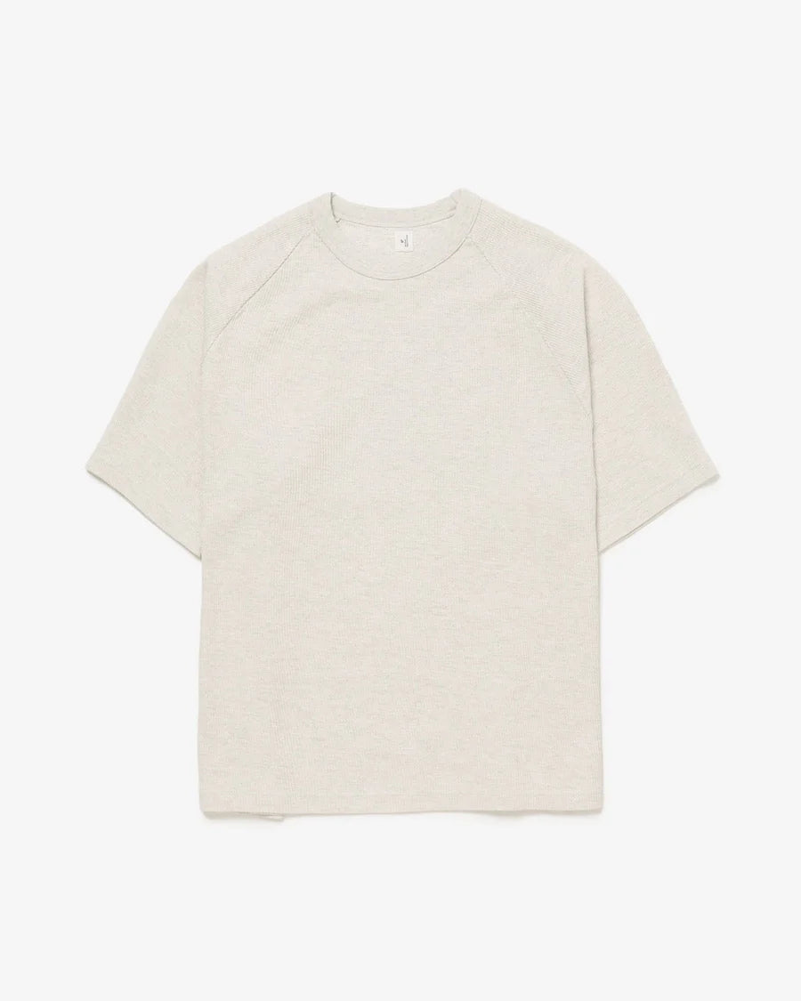blurhmsROOTSTOCK 25SS ROUGH&SMOOTH THERMAL RAGLAN TEE