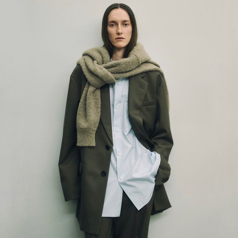 ssstein 25AW Oversized Single Breasted Long Jacket