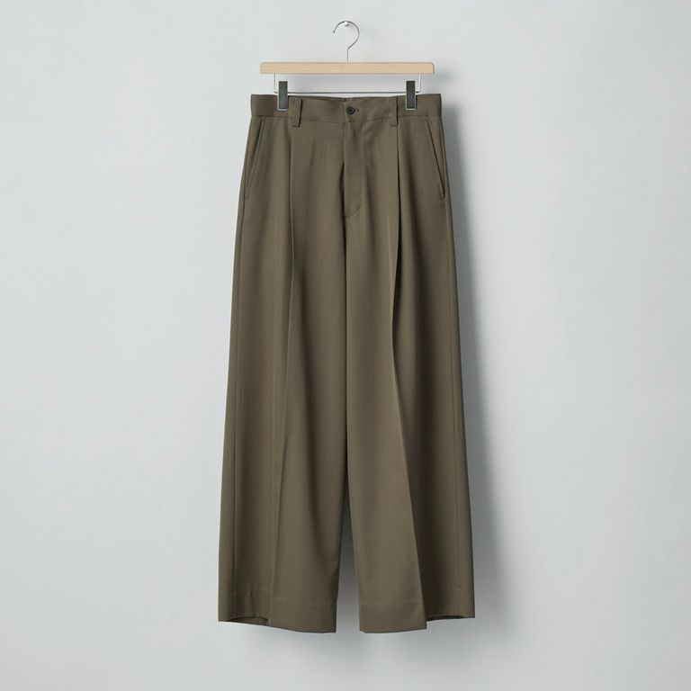 ssstein 25AW Extra Wide Trousers(2/90 WOOL GABARDINE)