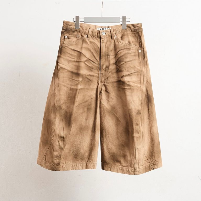 NVRFRGT 25SS 3D Twisted Jorts