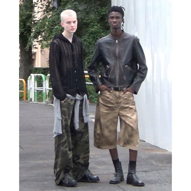 NVRFRGT 25SS 3D Twisted Jorts