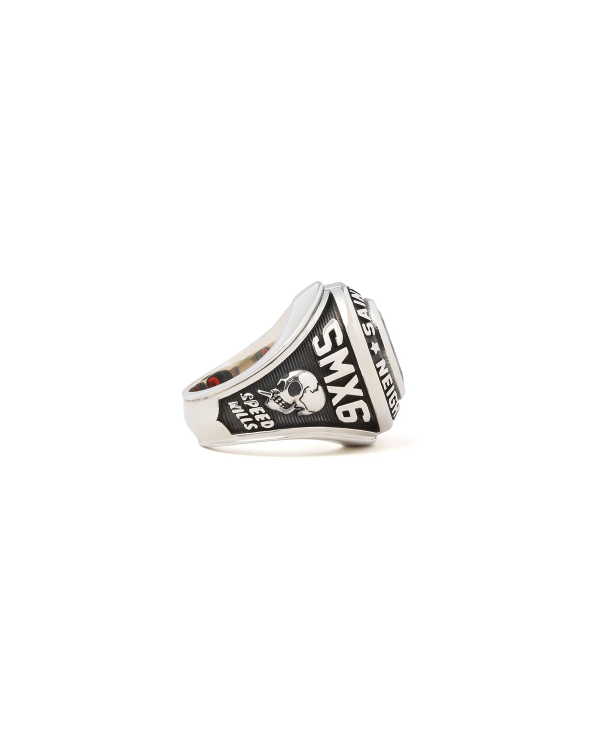 SAINT Mxxxxxx x NEIGHBORHOOD / STHD . SILVER RING