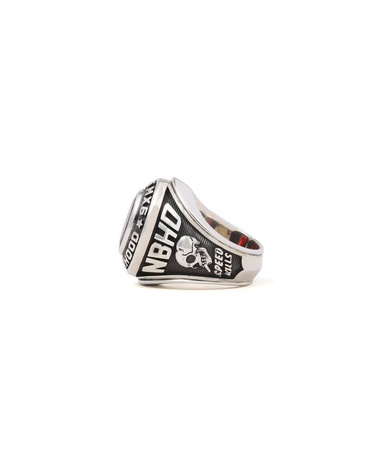 SAINT Mxxxxxx x NEIGHBORHOOD / STHD . SILVER RING