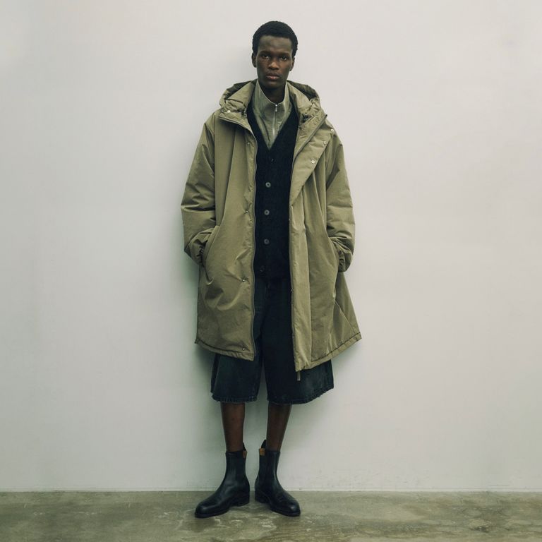 ssstein 25AW Silk/Nylon Zip Up Blouson