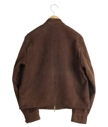 blurhms 26AW Sheep Suede Racer Jacket
