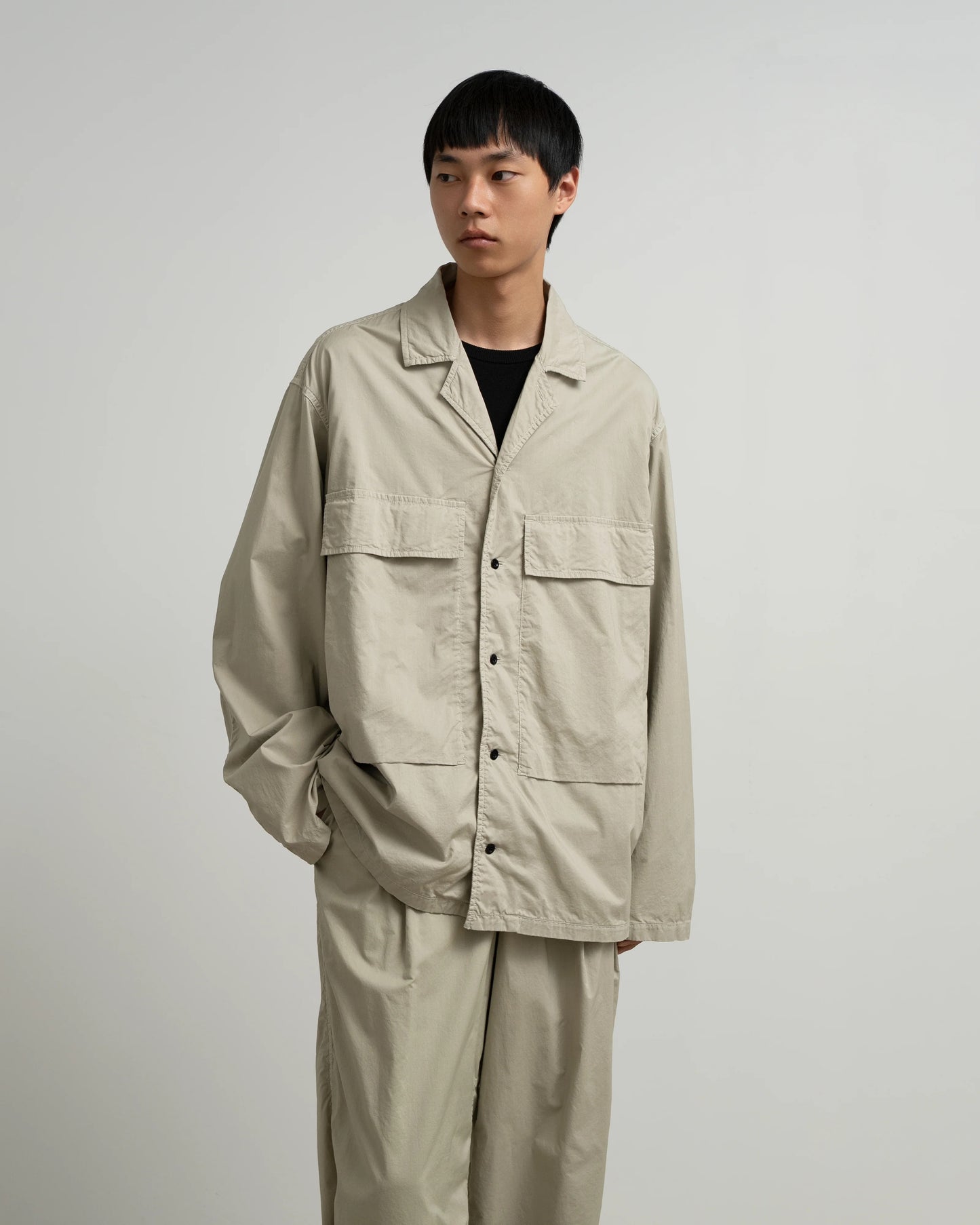 Graphpaper 26AW Garment Dyed Typewriter Fatigue Shirt