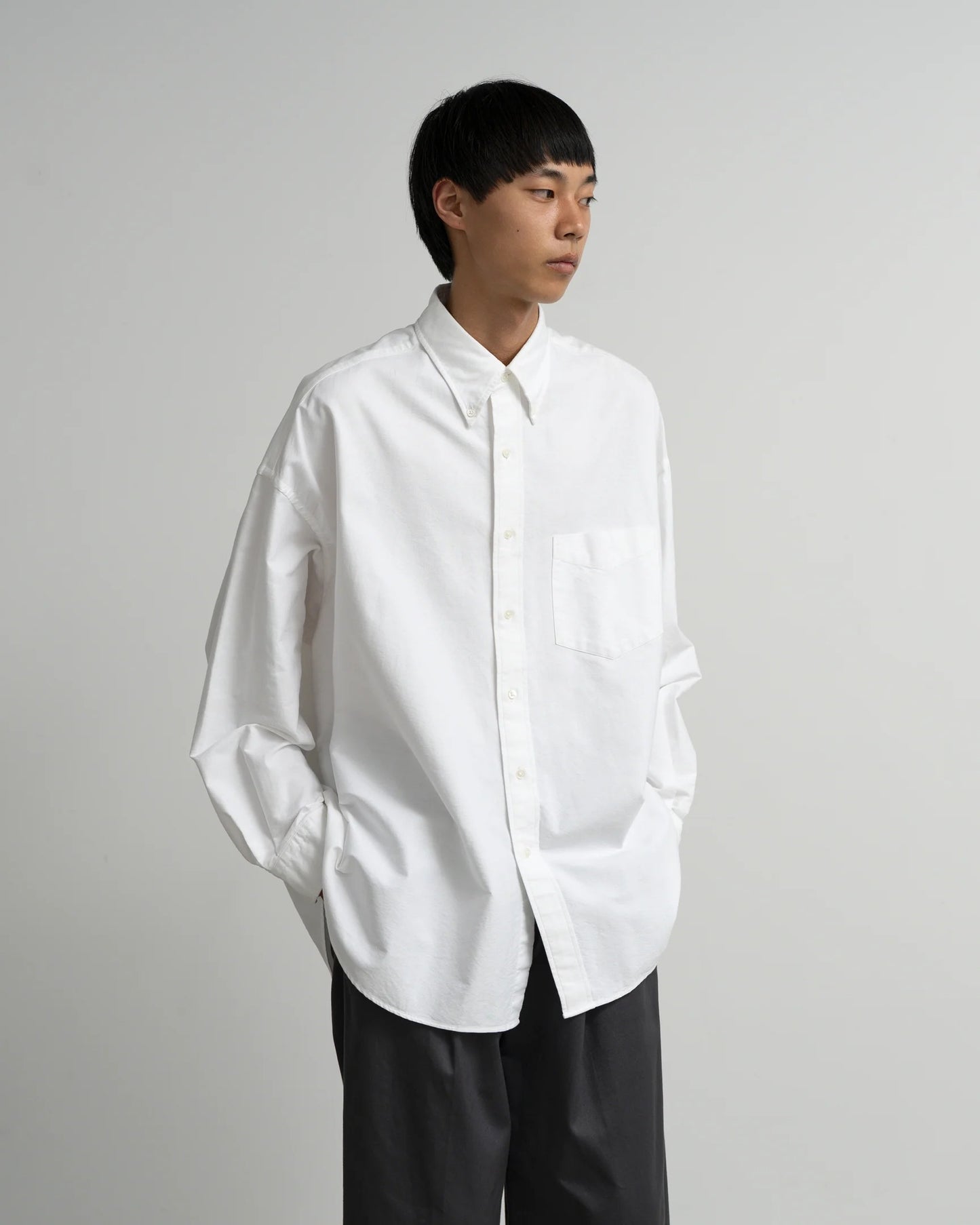 Graphpaper / Oxford L/S Oversized B.D Shirt
